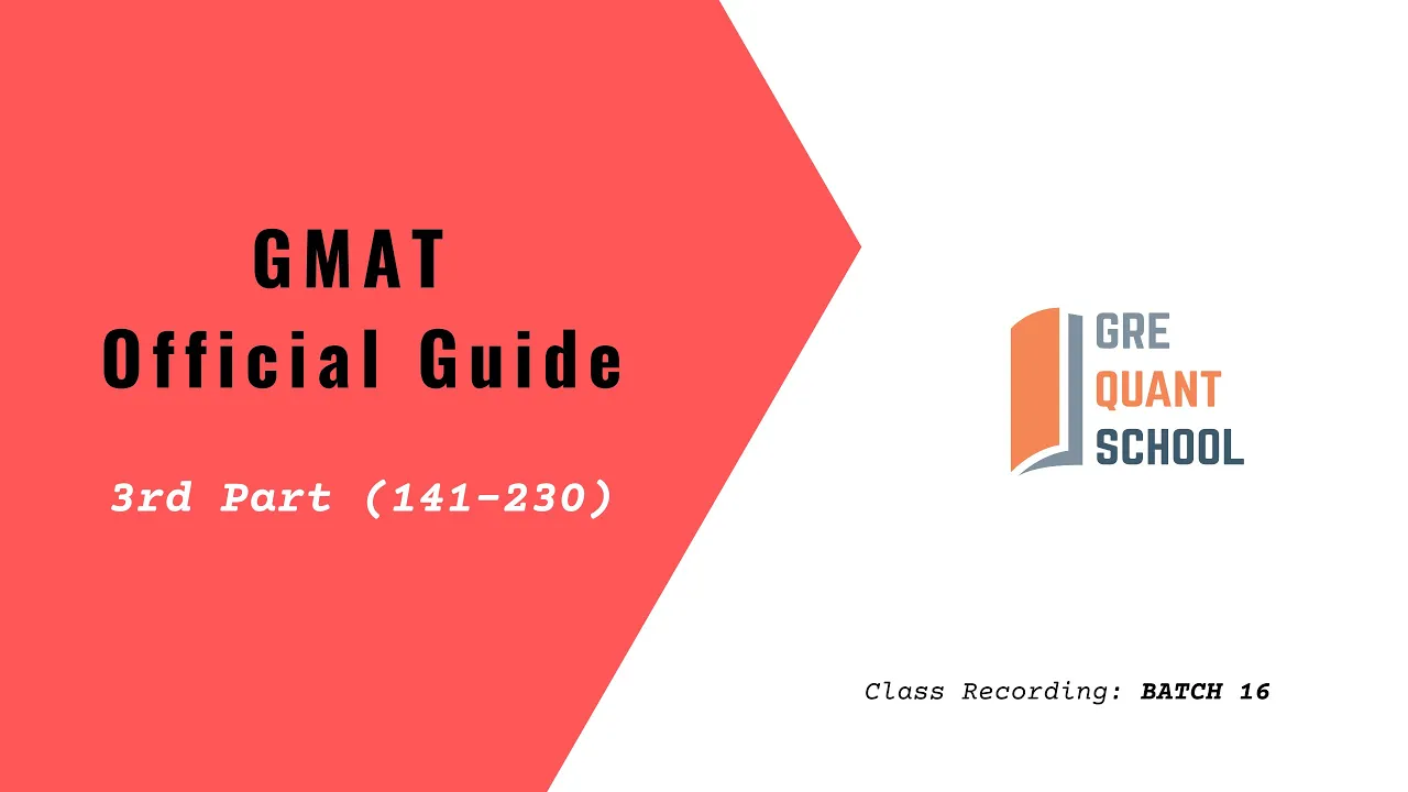 GMAT Official Guide